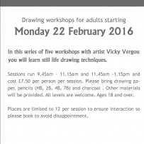 Still Life Drawing classes for adults